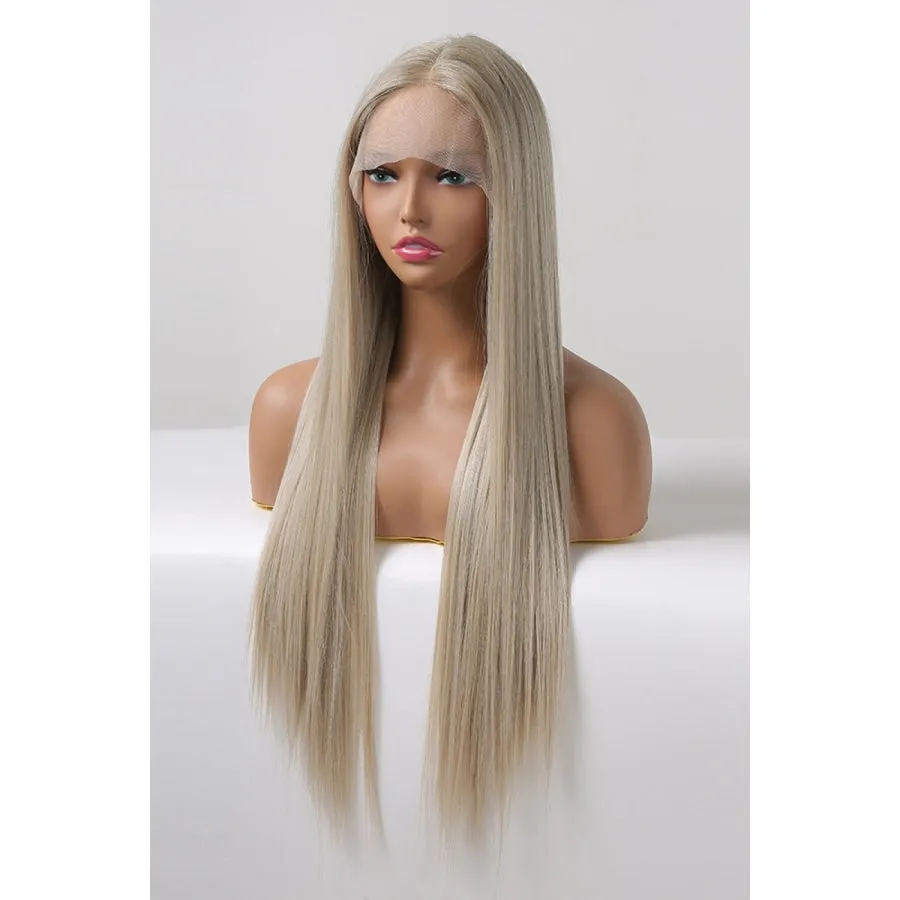 13*2" Lace Front Wigs Synthetic Long Straight 27" 150% Density