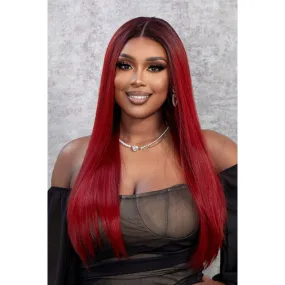 13*2" Lace Front Wigs Synthetic Straight 26" 150% Density