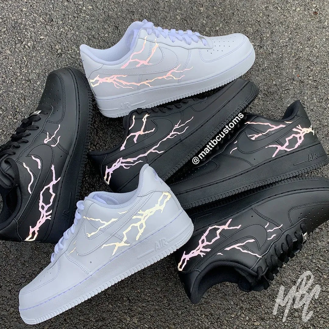 3M Reflective Lightning - Air Force 1 Custom