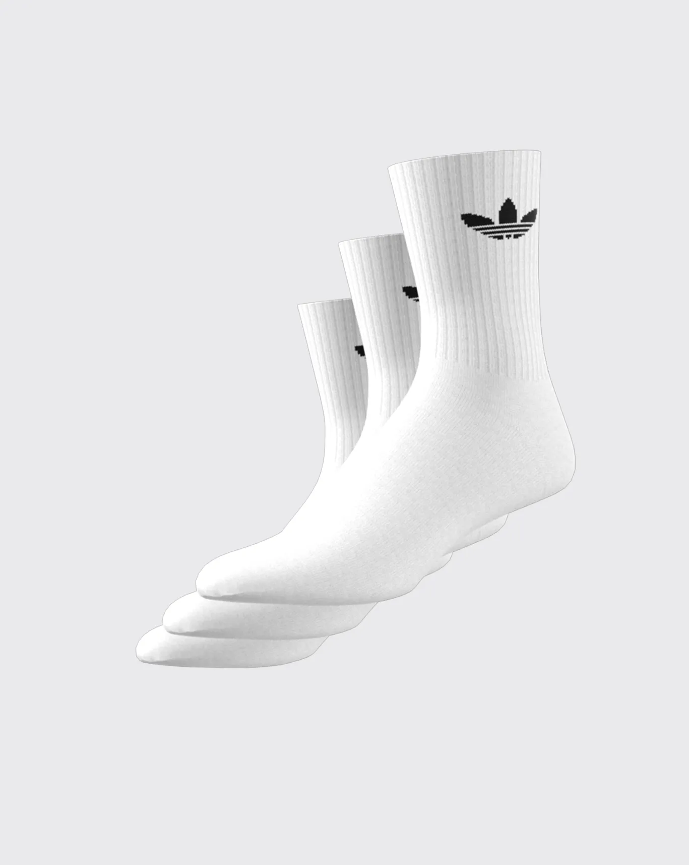 Adidas Cushioned Trefoil Crew 3pk Sock