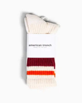 American Trench The Retro Stripe Berry/Orange