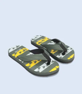 B0182-GREEN-Boys chappal