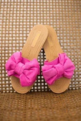 Bamboo Hot Pink Athena Sandals