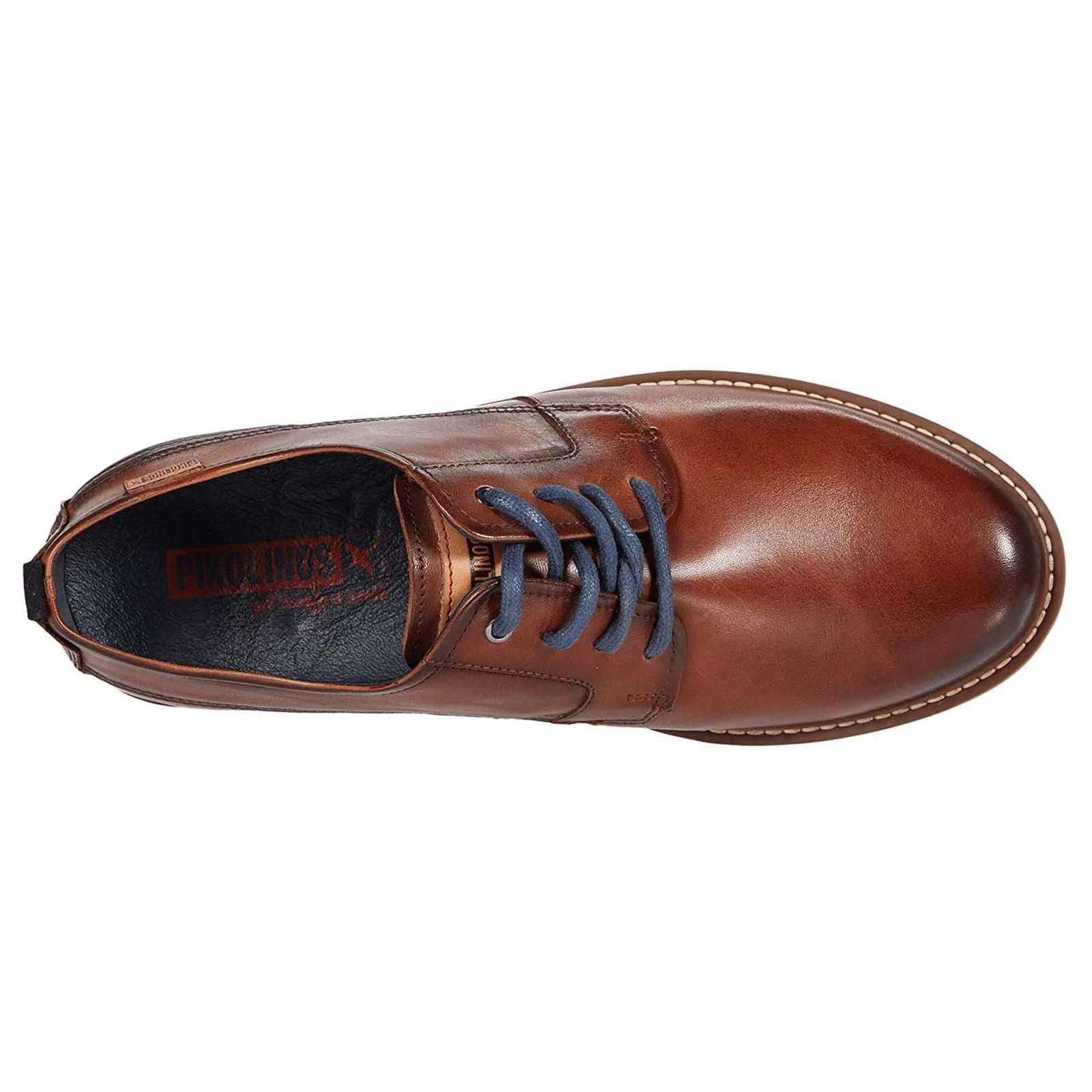 Berna Calfskin Leather Men's Bluchers