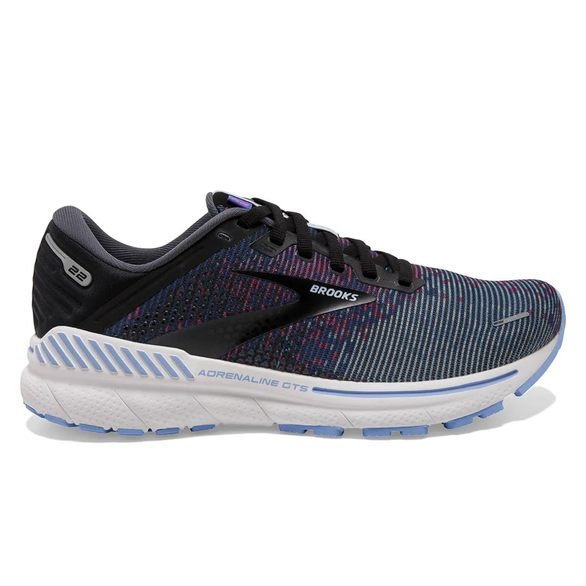 Brooks Adrenaline GTS 22 Pixel Womens | Lavender/black/grey