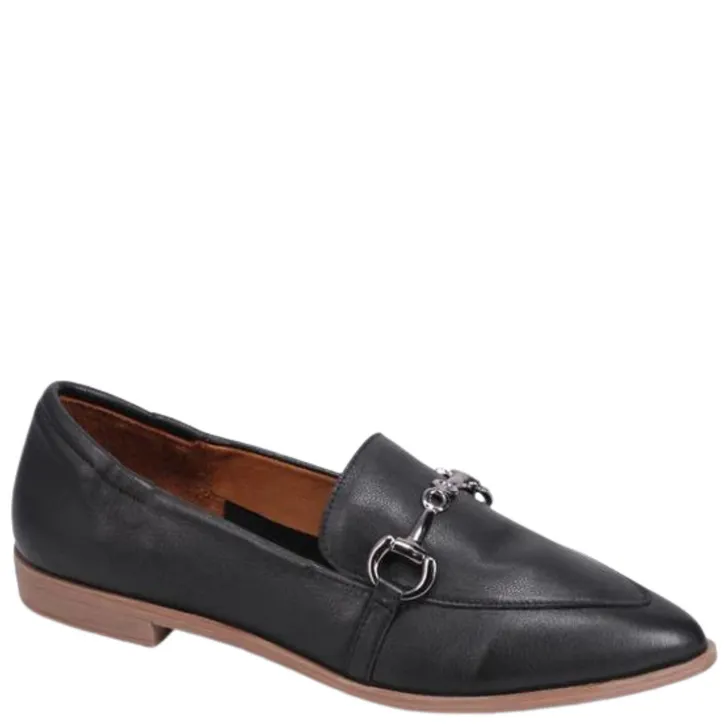 Bueno Bowie Leather Shoe | Black