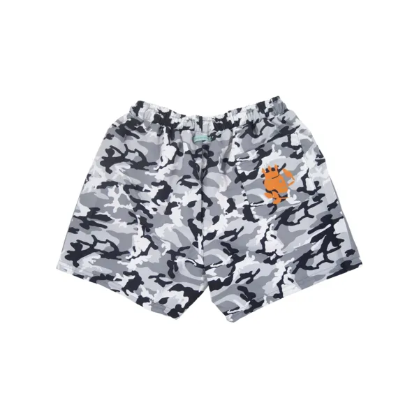 Camo Swim Trunks | Grey