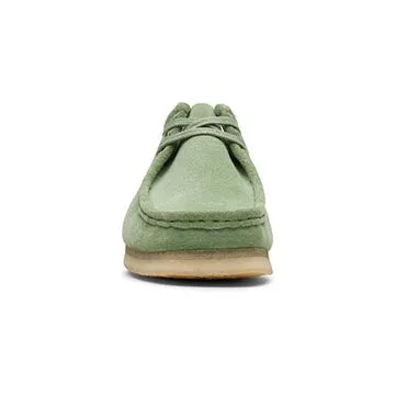 Clarks Wallabee Mens Shoes Cactus Green