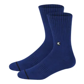 Cobalt Crew Sock