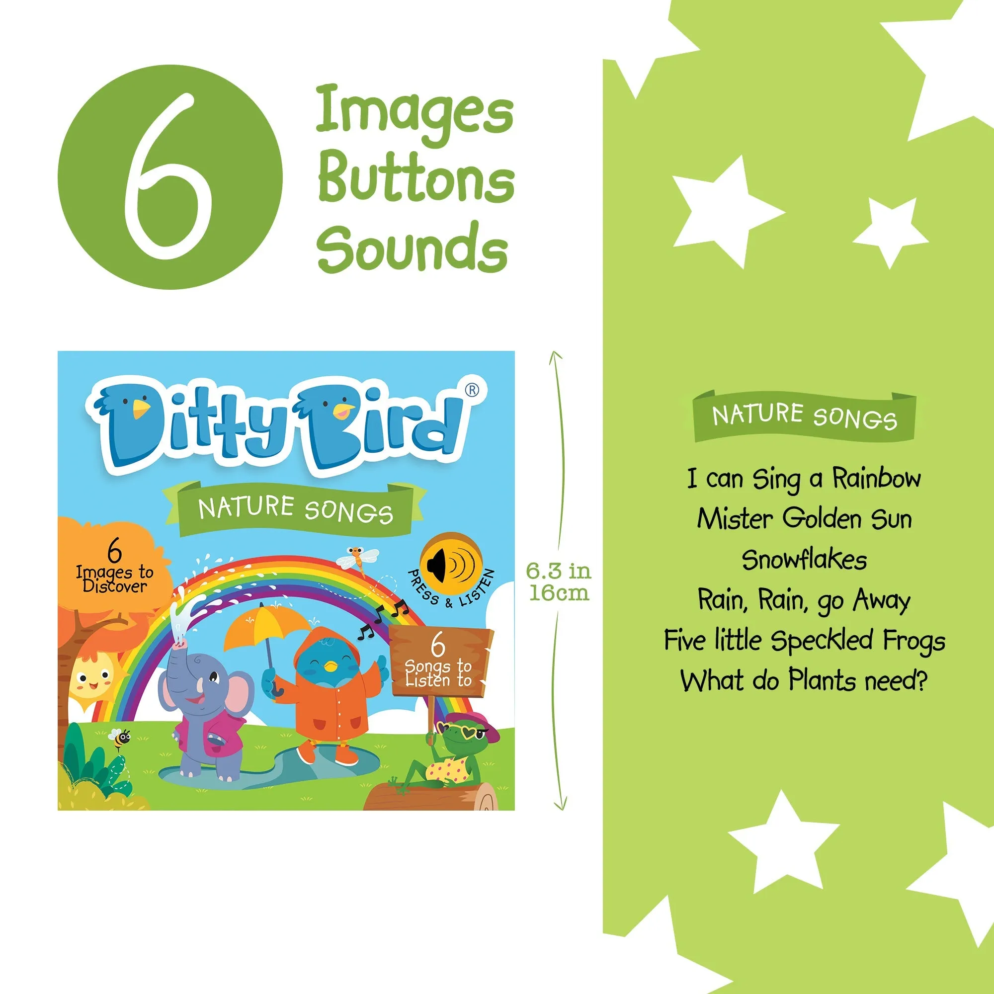 Ditty Bird Nature Songs Sound Board Book