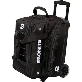 Ebonite Eclipse Double Roller Bowling Bag Black