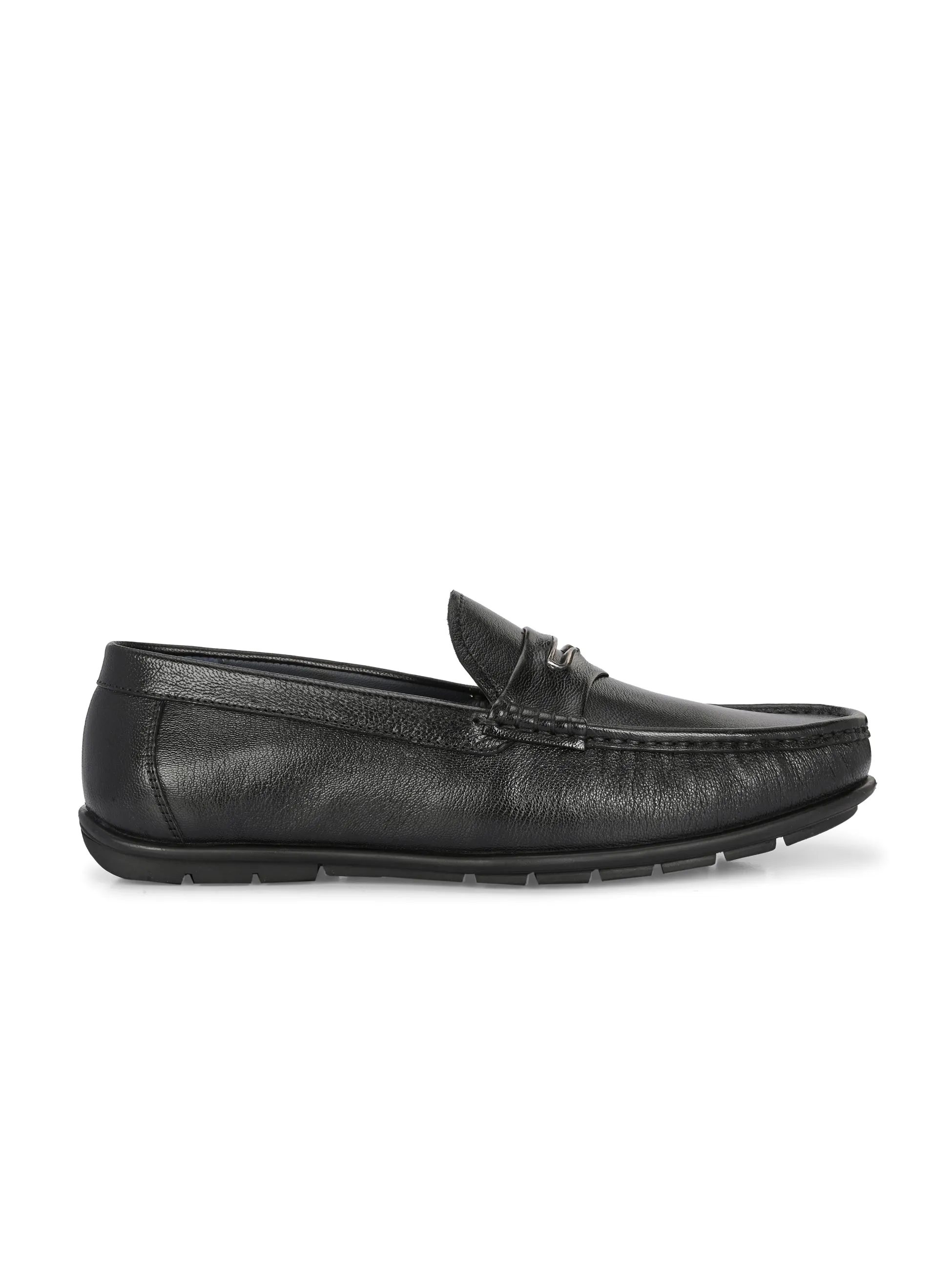 Grenade Black Loafers