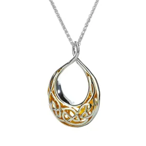 Large Window to the Soul Teardrop Pendant