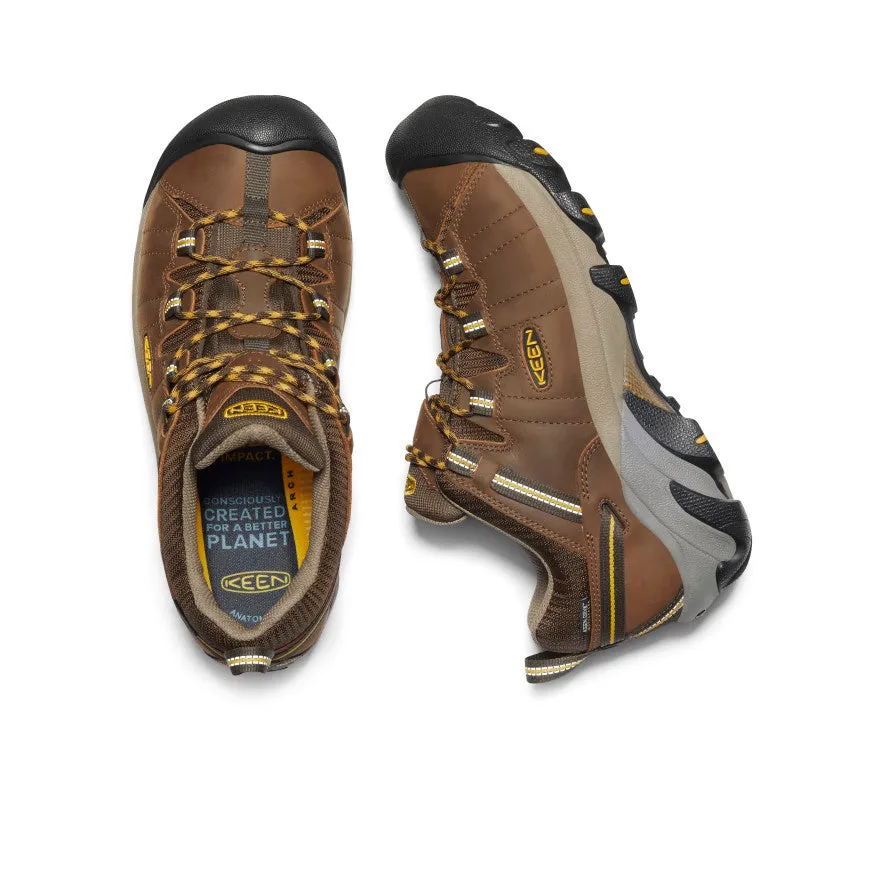 Men's Targhee II Waterproof Wide  |  Cascade Brown/Golden Yellow