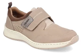 Rieker 14360-25 Mens Leather Touch-Fastening Casual Shoe