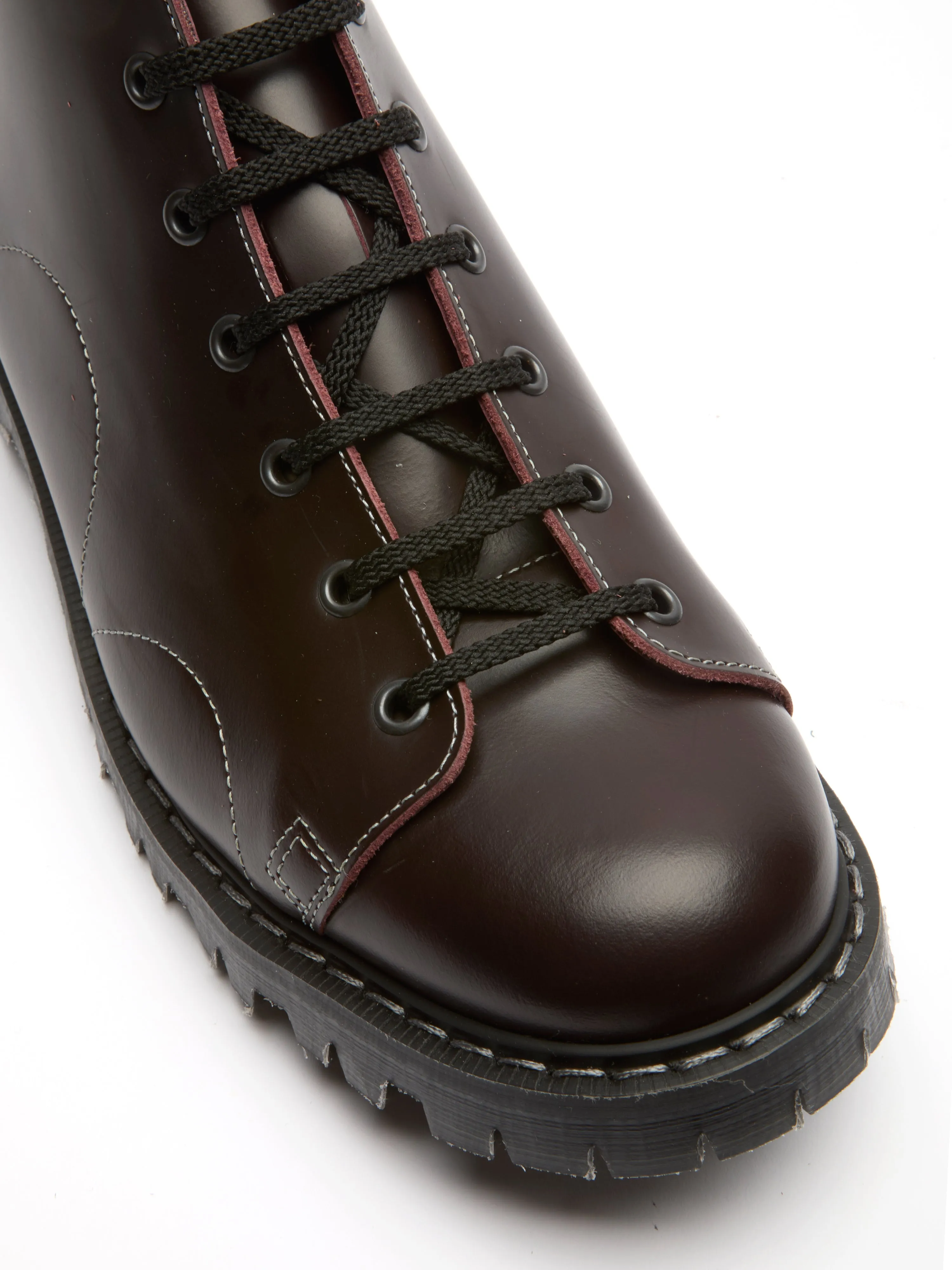 Solovair x Oliver Spencer Ox Blood Hi Shine Monkey Boot