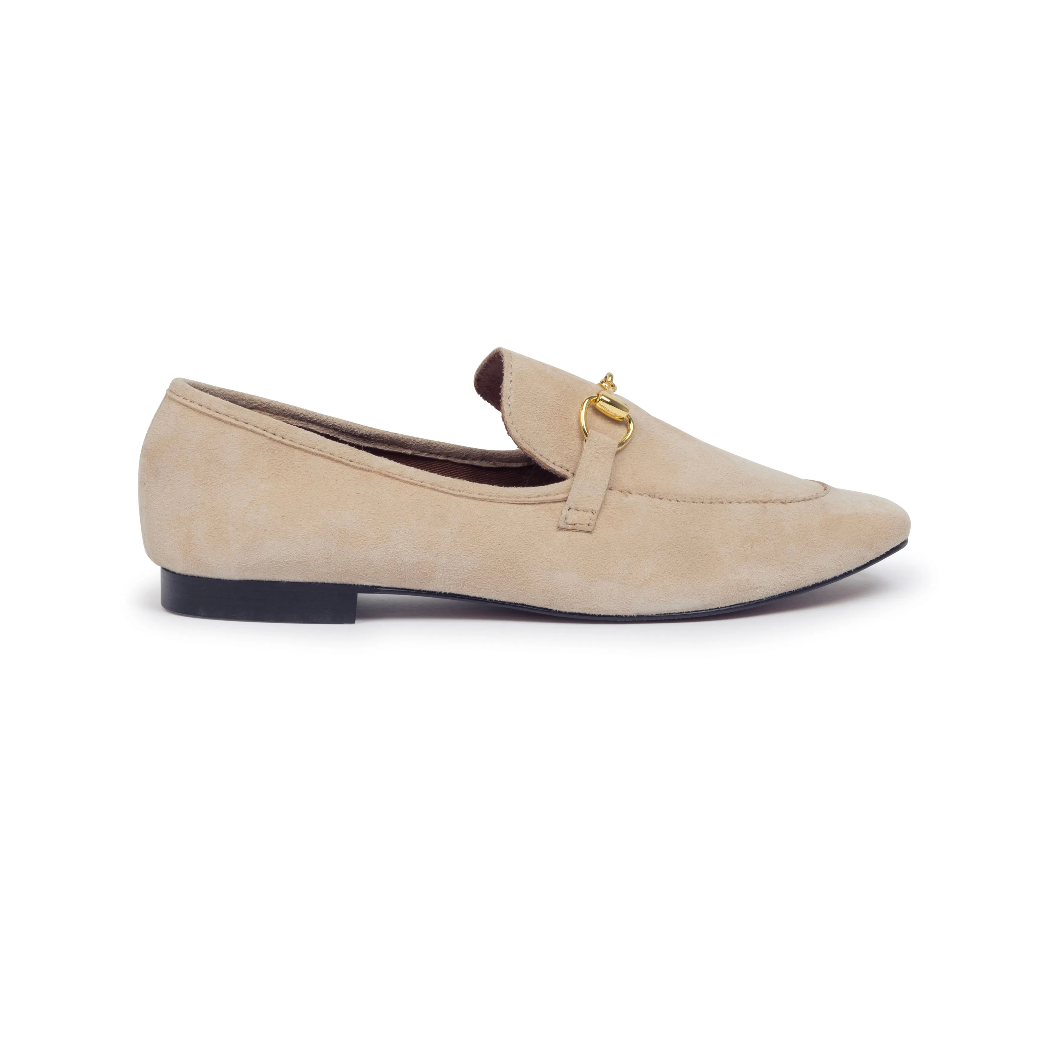 The Saturday Brunch Loafer | Beige Suede