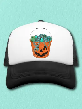 Turquoise Jack-O'-Lantern (Hat)