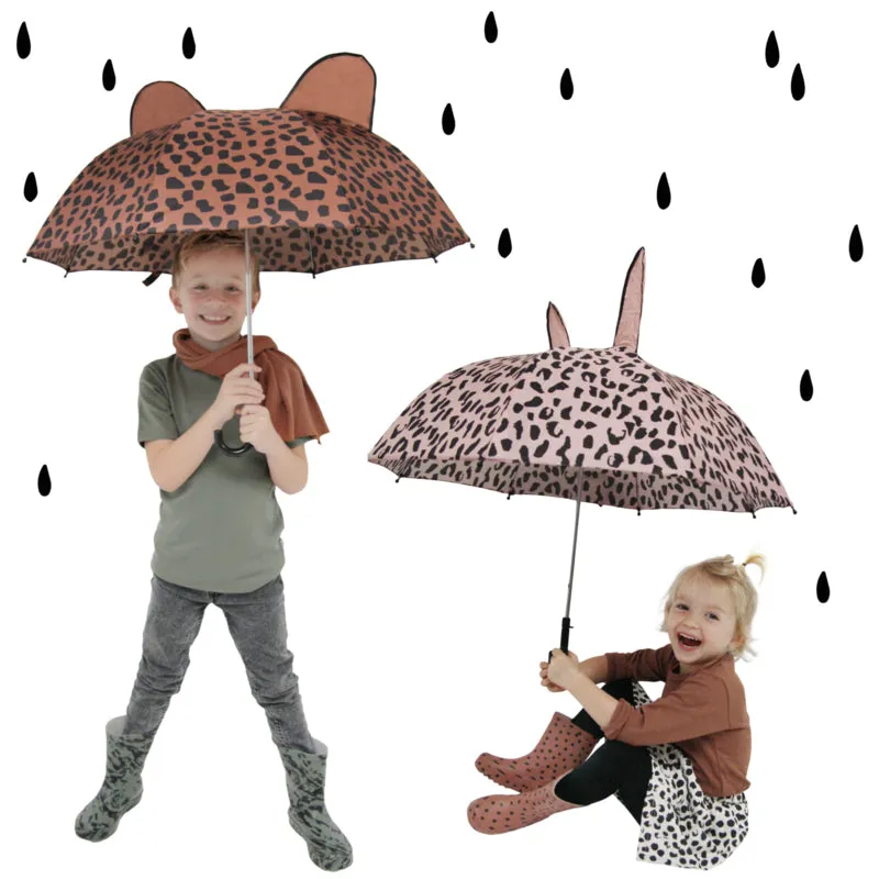 Umbrella with ears - Caramel spots